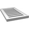 Ekena Millwork Vertical Surface Mount PVC Gable Vent: Functional, w/ 2"W x 1-1/2"P Brickmould Frame, 14"W x 22"H GVPVE14X2202SF - alternate 3